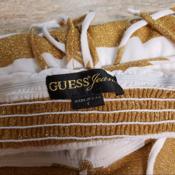 Guess halter top gold and white - Picture 5 of 5